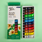 აკრილის საღებავი ნაკრები 12 ფერი 8მლ - MontMarte Acrylic Paint Set 12pc x 8ml