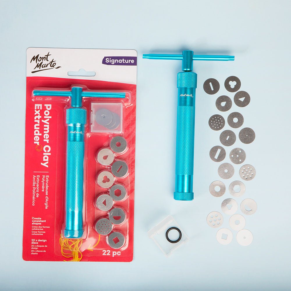 MM Anodised Aluminium Clay Extruder 22pc