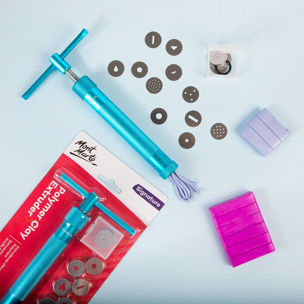 MM Anodised Aluminium Clay Extruder 22pc