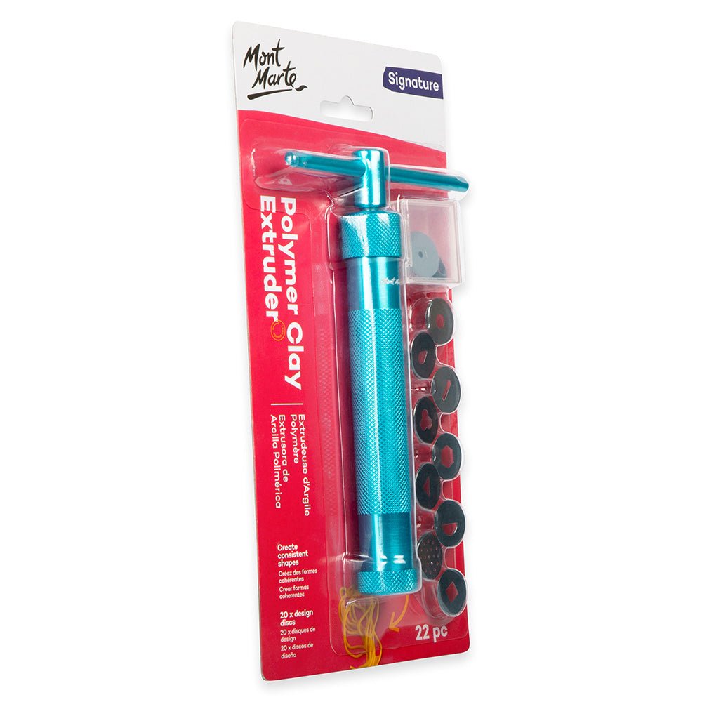 MM Anodised Aluminium Clay Extruder 22pc