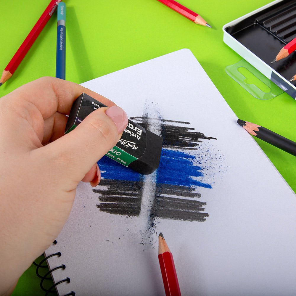 MM Artist Eraser Medium - Black - LUMINO