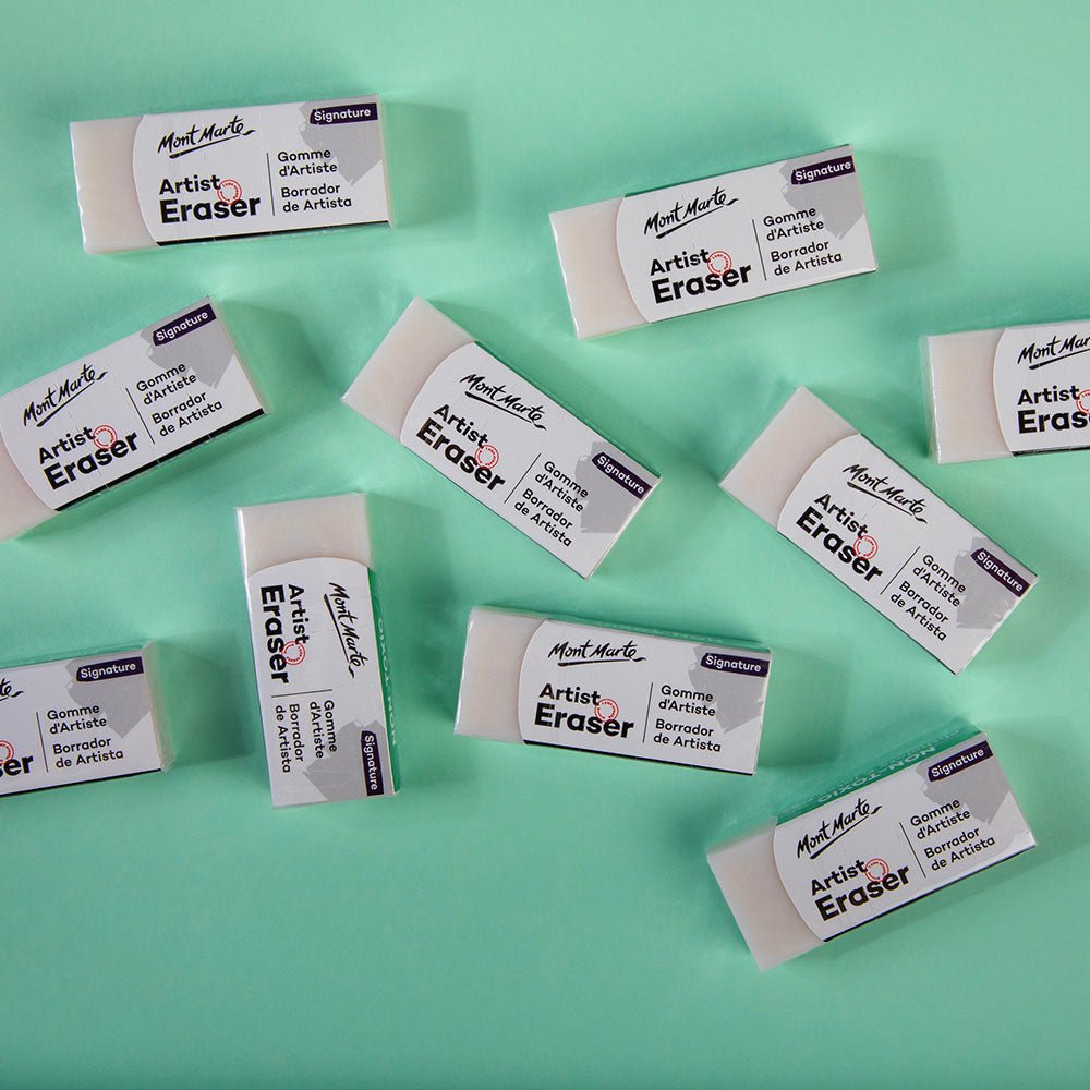 MM Artist Eraser Medium - White - LUMINO