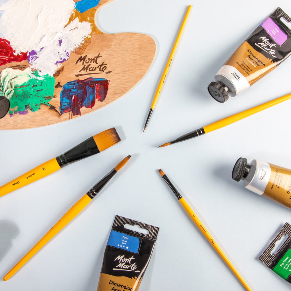 MM Gallery Series Brush Set Acrylic 5pc - ARTISTA