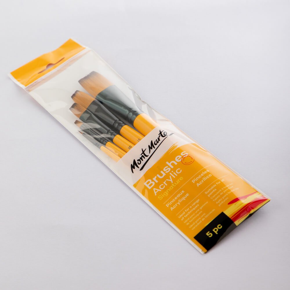 MM Gallery Series Brush Set Acrylic 5pc - ARTISTA