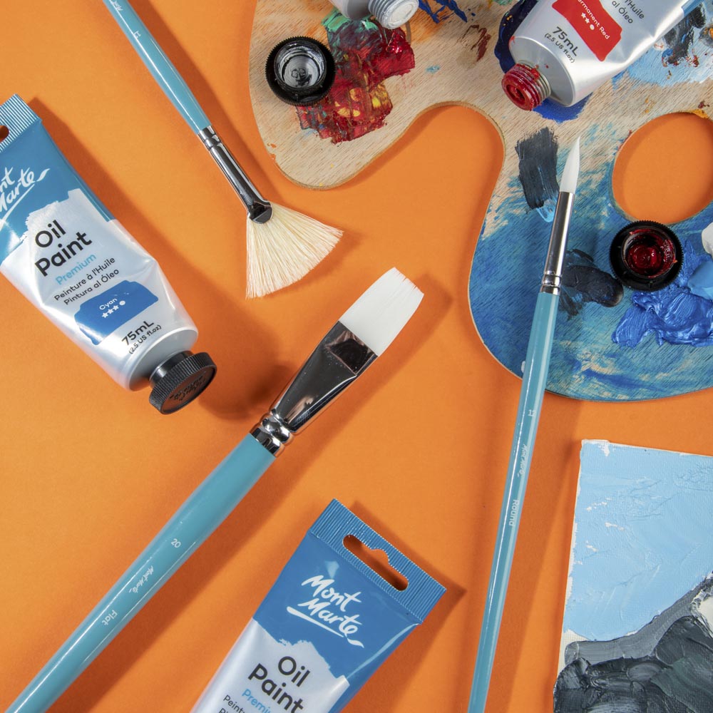MM Gallery Series Brush Set Oils 3pc BMHS0023 - ARTISTA