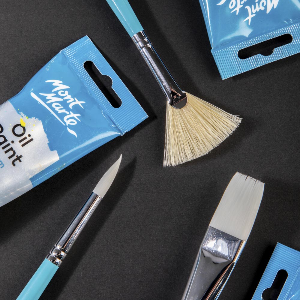 MM Gallery Series Brush Set Oils 3pc BMHS0023 - ARTISTA