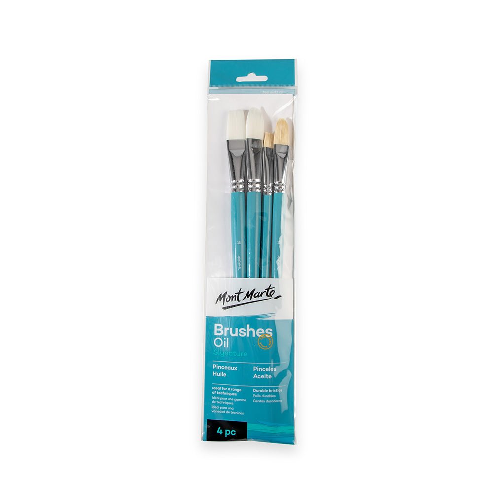 MM Gallery Series Brush Set Oils 4pc BMHS0022 - ARTISTA