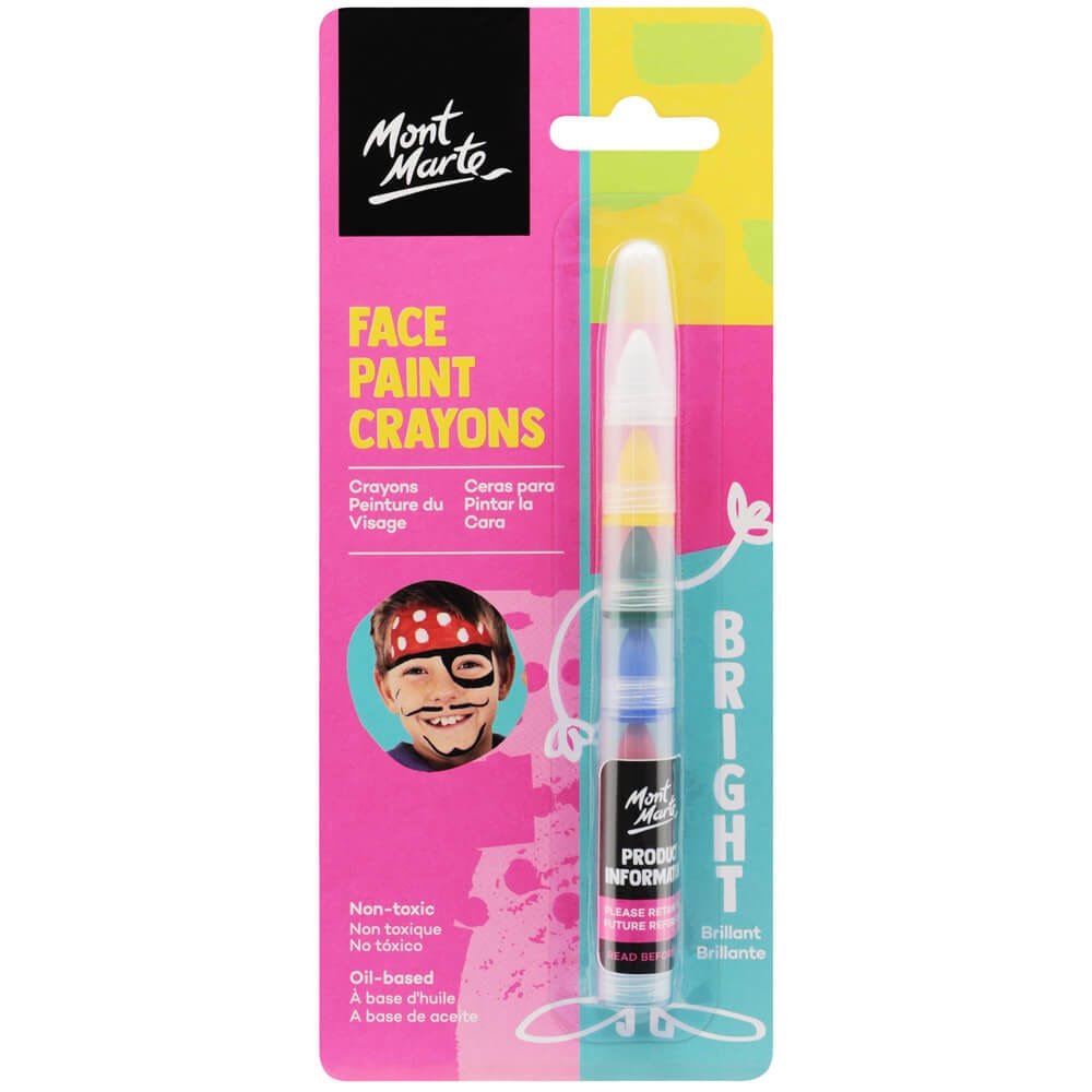 MM Kids Face Painting Nail Crayons - Bright