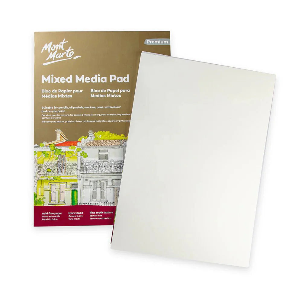 შერეული ტექკნიკის პადი - MM Mixed Media Pad 300gsm A3 15