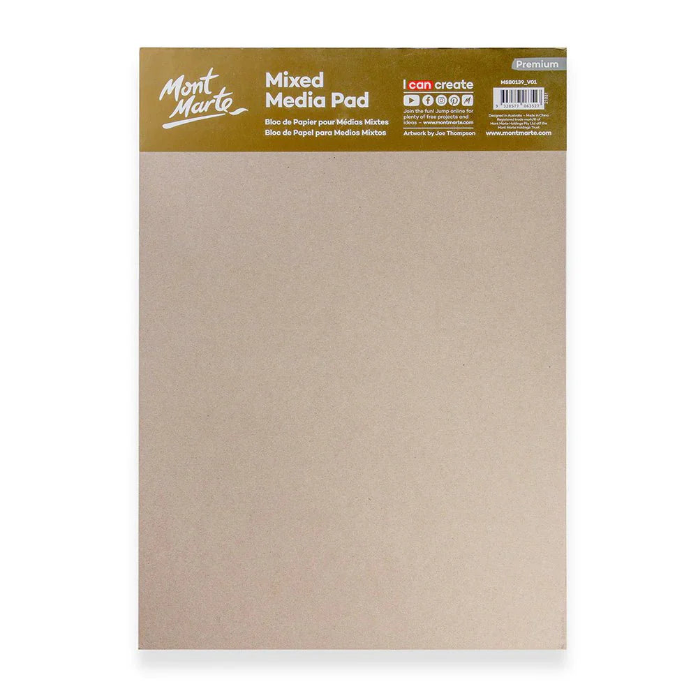 შერეული ტექკნიკის პადი - MM Mixed Media Pad 300gsm A3 15
