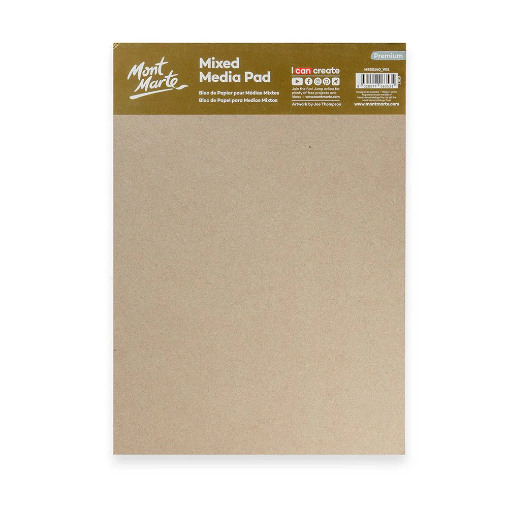 შერეული ტექნიკის პადი - MM Mixed Media Pad 300gsm A4 15 Sheets