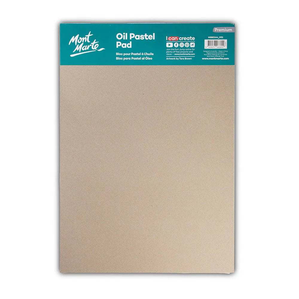 ზეთის პასტელის პადი - MM Oil Pastel Pad 200gsm A3 20 Sheets