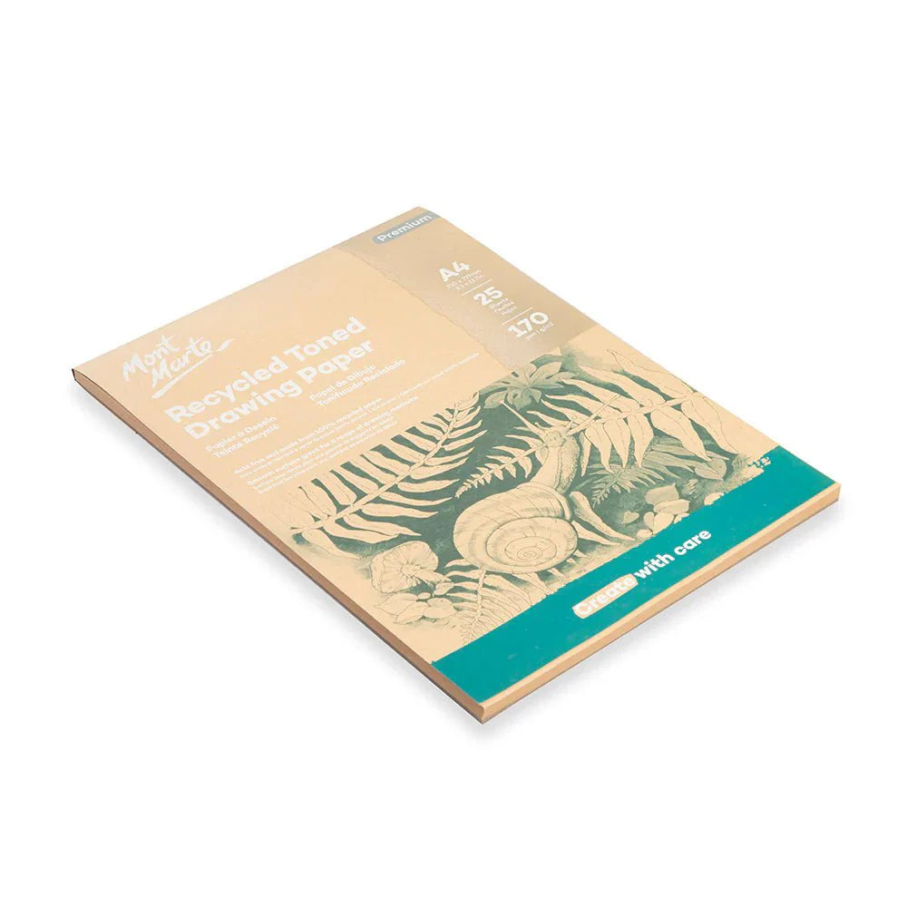 გადამუშავებული ტონირებული ქაღალდი 170 GSM A4 (25 ფურცელი) - MontMarte