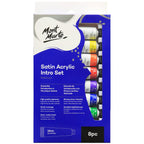 სატინის აკრილის ინტრო სეტი MM Satin Acrylic Intro Set 8pc x 18ml