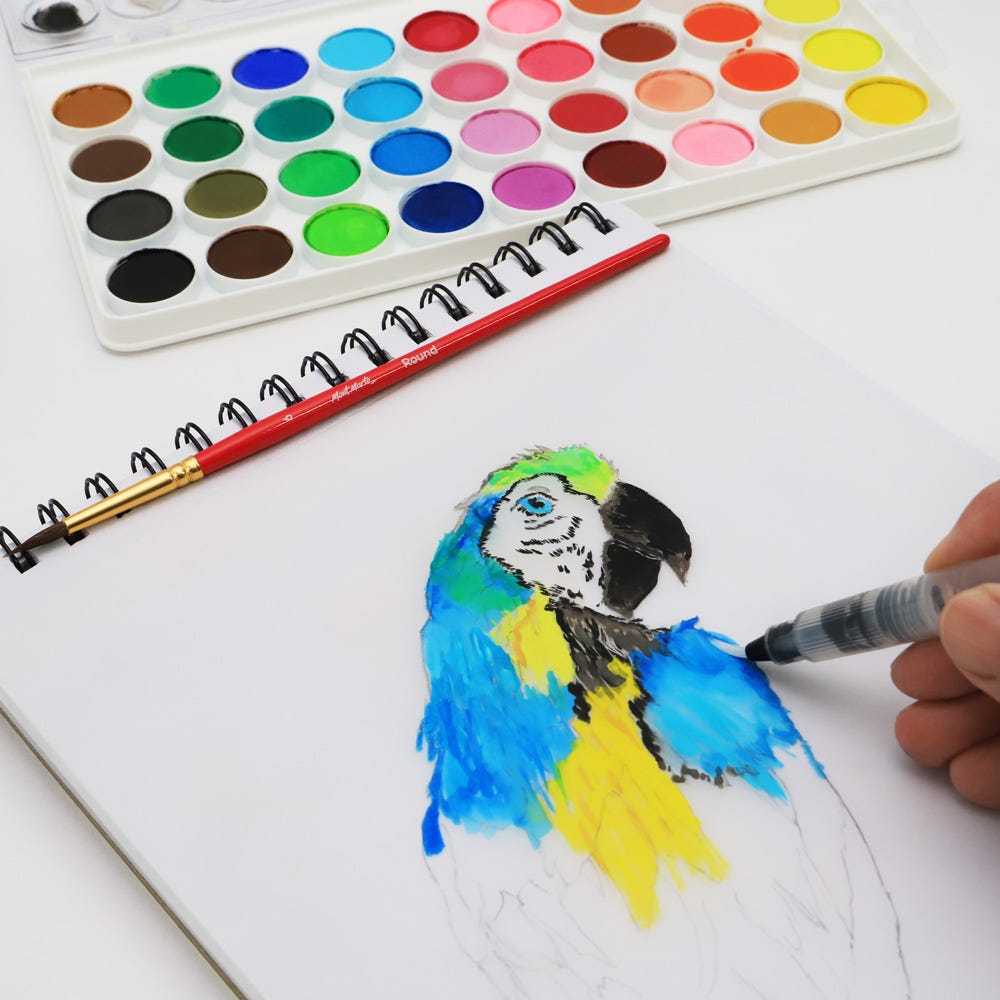 MM Waterbrush Set Round F/M/B 3pc - ARTISTA