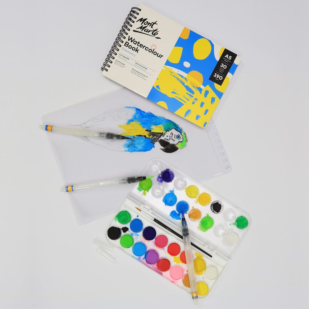 MM Waterbrush Set Round F/M/B 3pc - ARTISTA