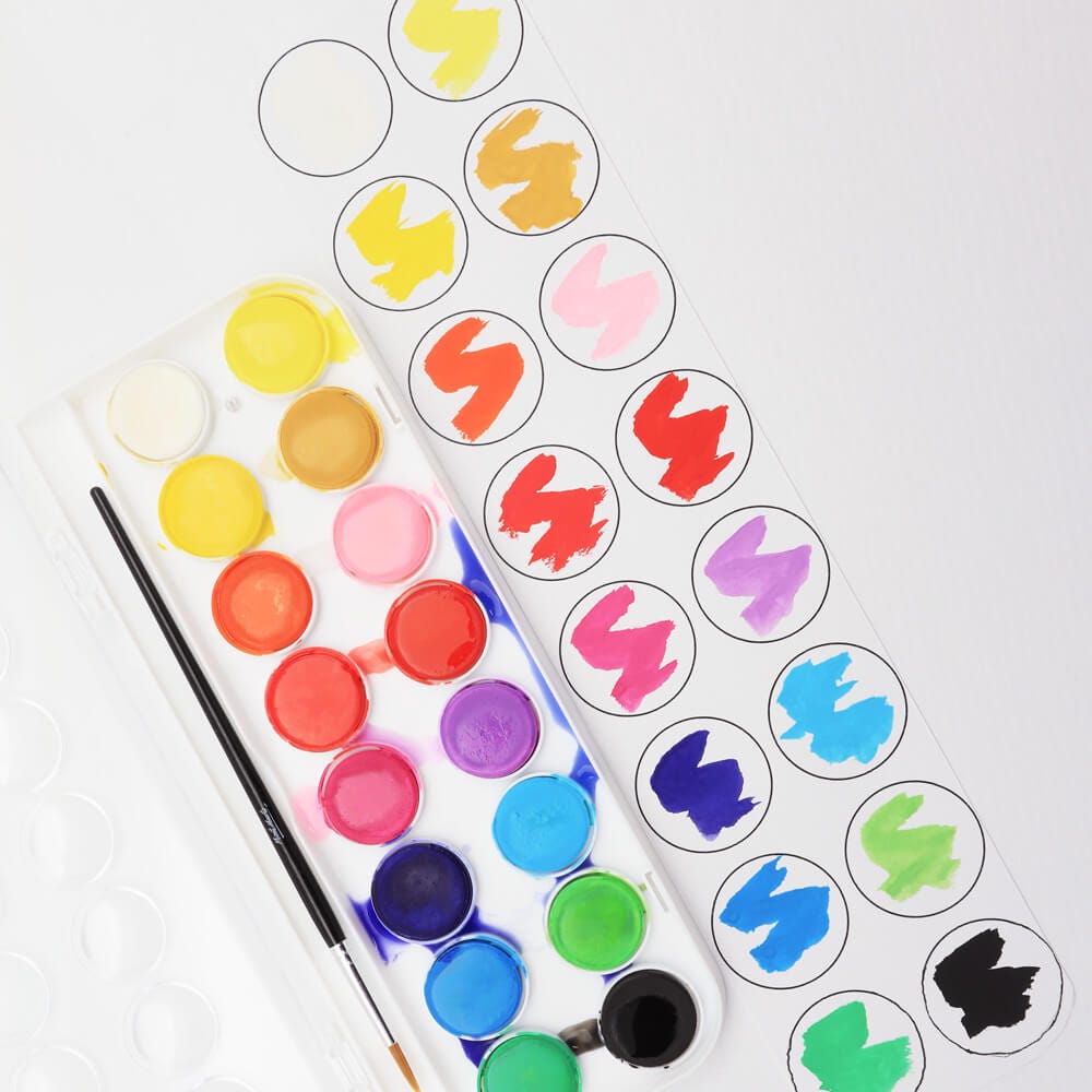 MM Watercolour Cake Set 17pc  - აკვარელის საღებავი