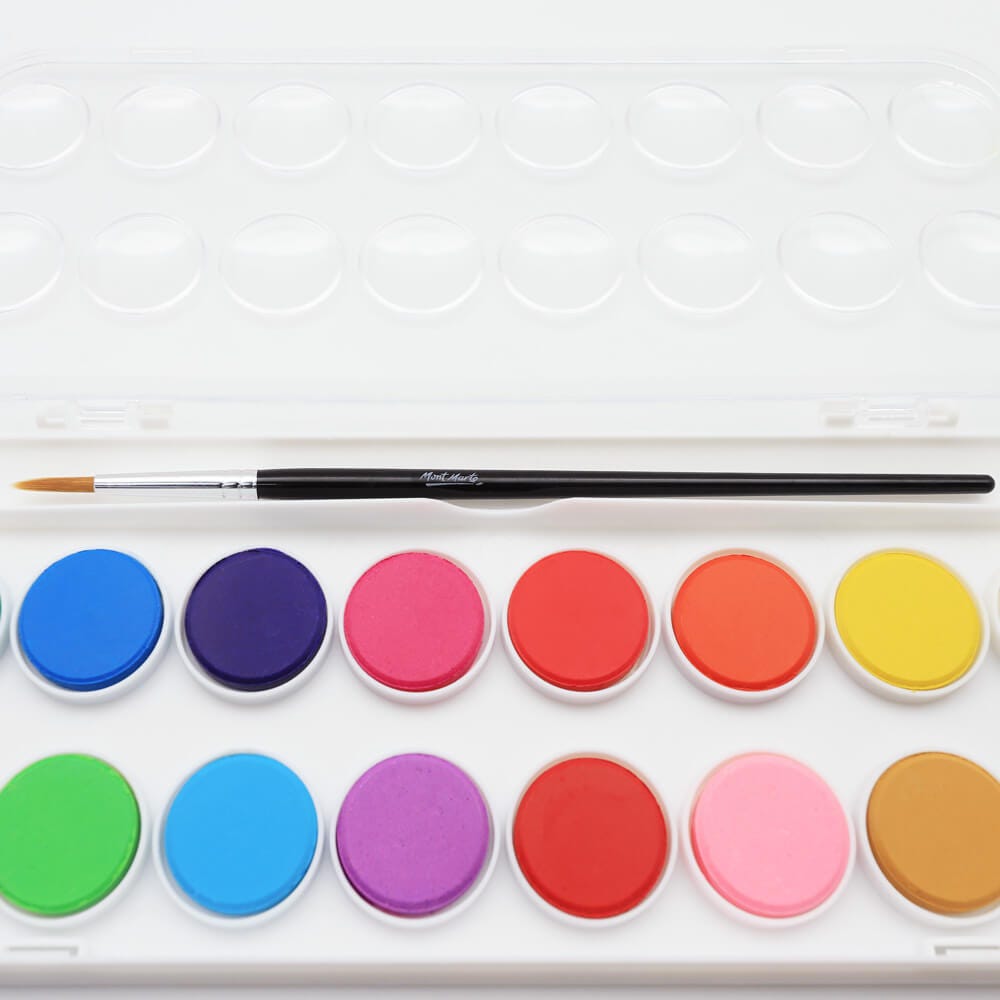 MM Watercolour Cake Set 17pc  - აკვარელის საღებავი