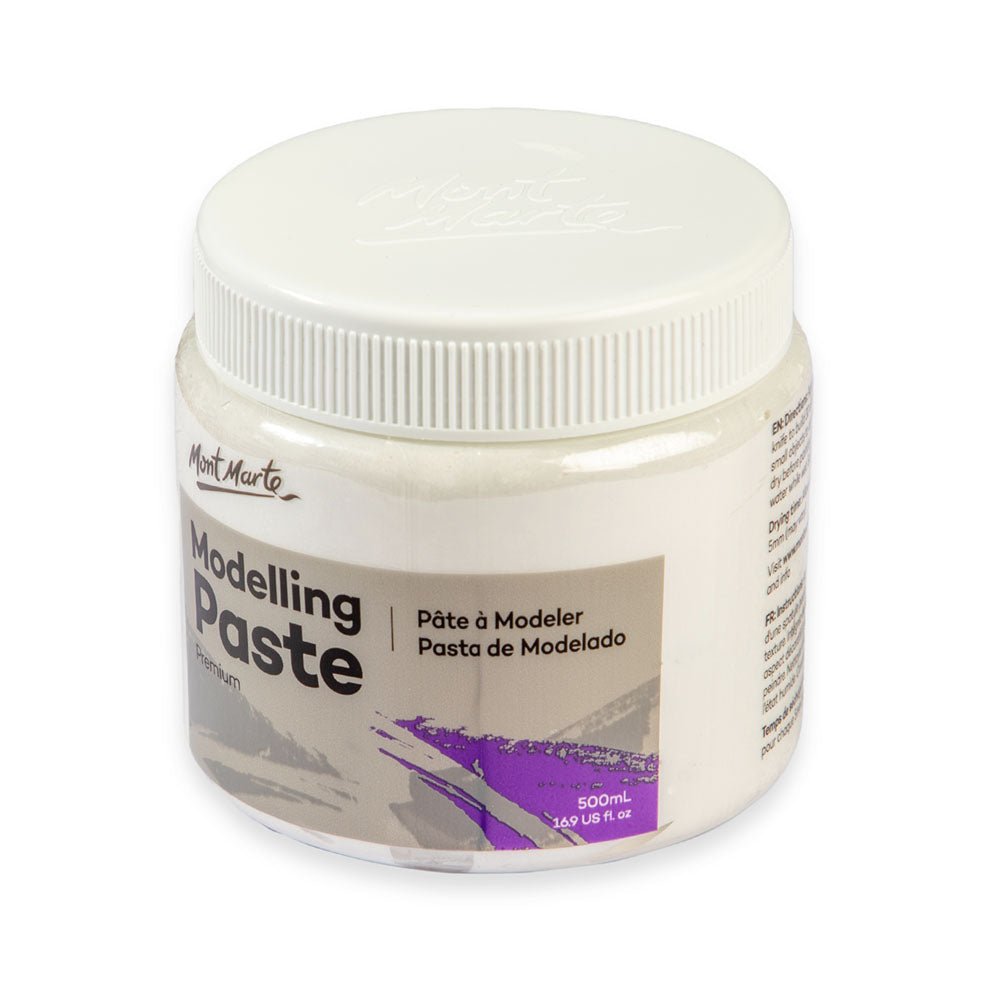 მოდელირების პასტა, ტექტურული პასტა - MM Modelling Paste Tub 500ml - ARTISTA