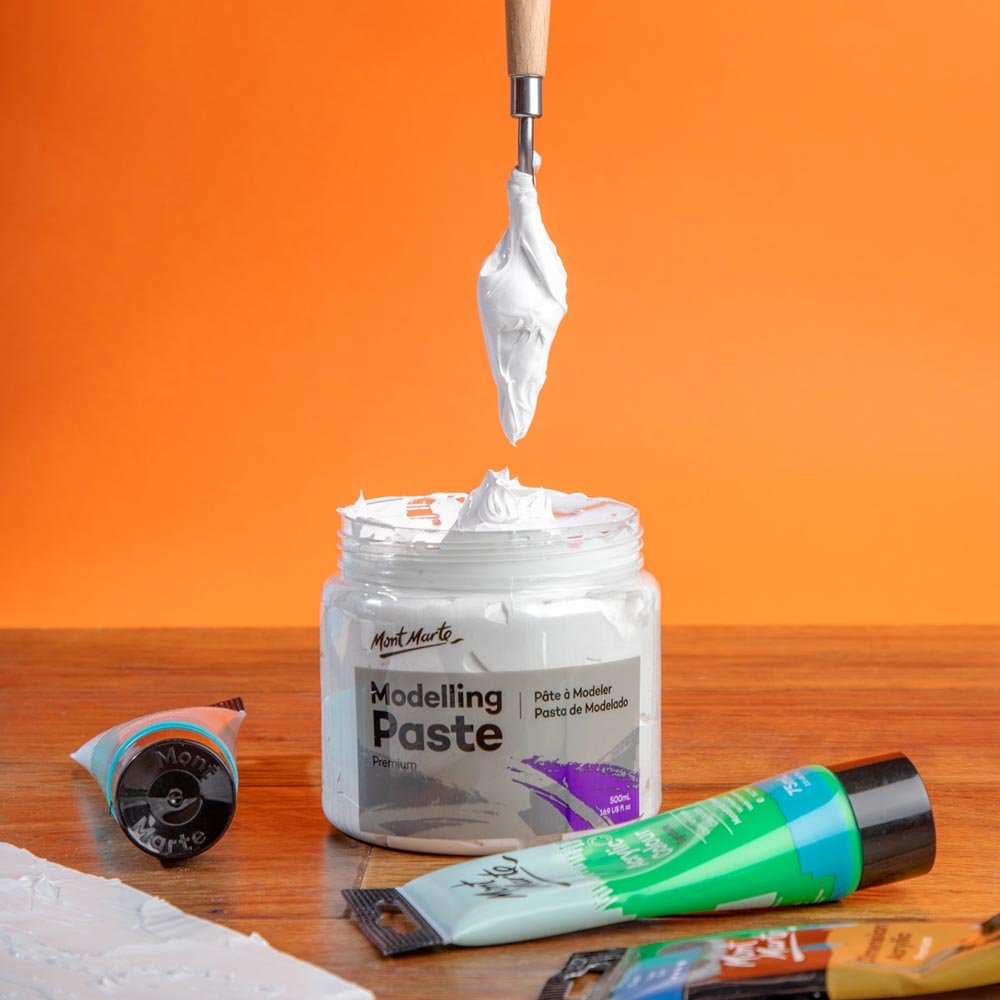 მოდელირების პასტა, ტექტურული პასტა - MM Modelling Paste Tub 500ml - ARTISTA