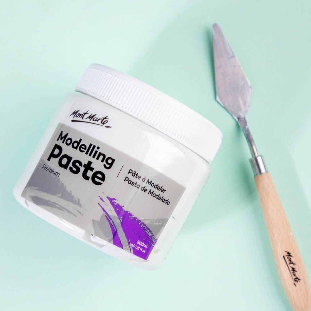 მოდელირების პასტა, ტექტურული პასტა - MM Modelling Paste Tub 500ml - ARTISTA