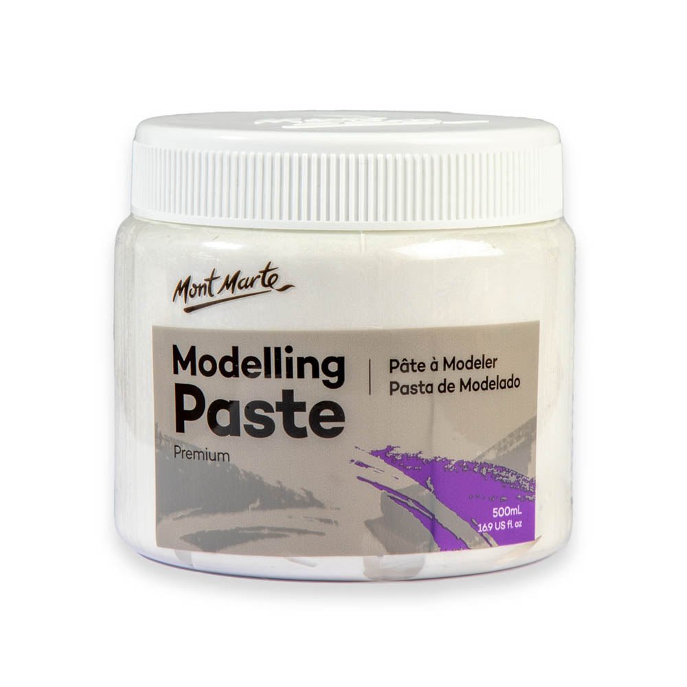 მოდელირების პასტა, ტექტურული პასტა - MM Modelling Paste Tub 500ml - ARTISTA