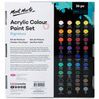 აკრილის საღებავები  36 ფერი ნაკრები MM Acrylic Paint Set 36pc x 36ml
