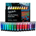აკრილის საღებავები  36 ფერი ნაკრები MM Acrylic Paint Set 36pc x 36ml