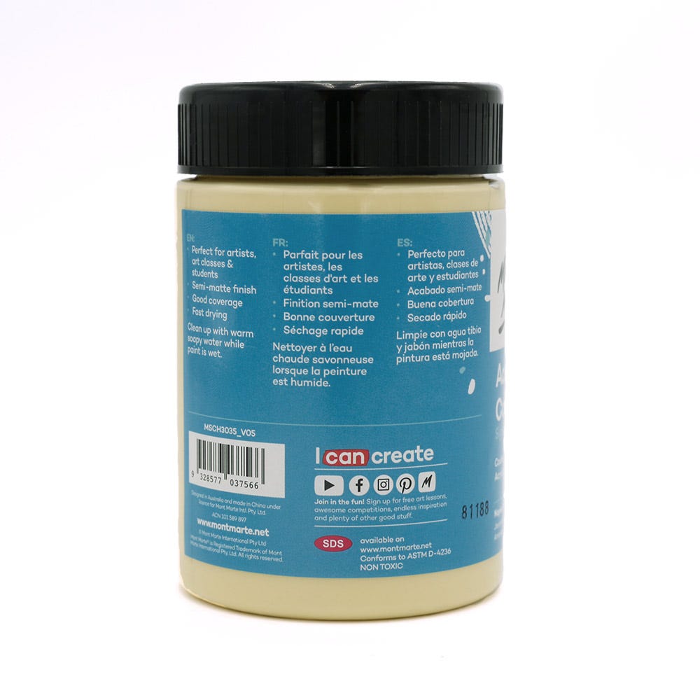 Acrylic paint MM Studio Acrylic Paint 300ml - Naples Yellow