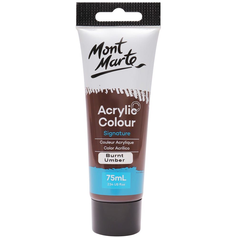 აკრილის საღებავი დამწვარი უმბრა MM Studio Acrylic Paint 75ml - Burnt Umber