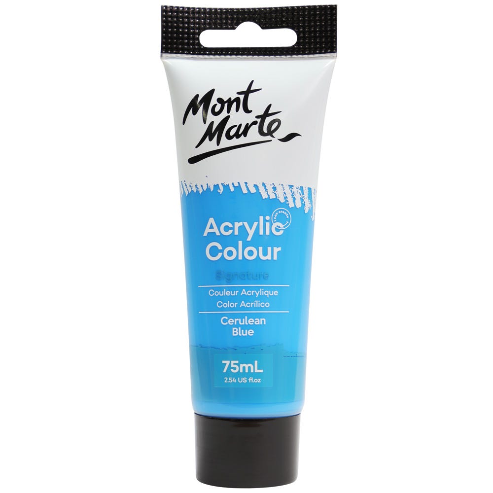 აკრილის საღებავი MM Studio Acrylic Paint 75ml - Cerulean Blue