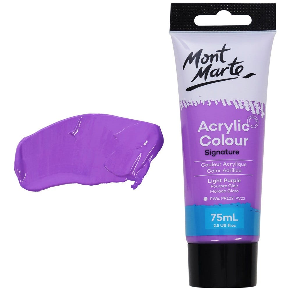აკრილის საღებავი MM Studio Acrylic Paint 75ml - Light Purple