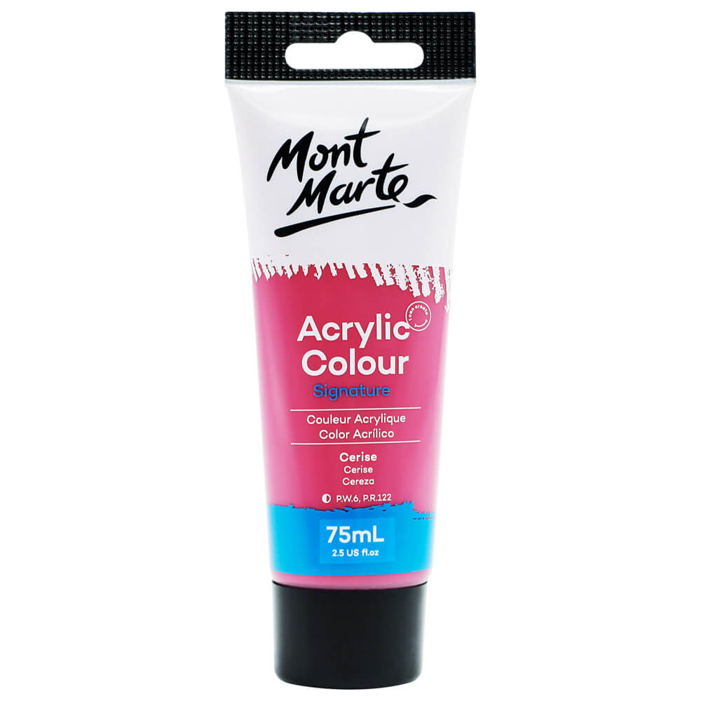 აკრილის საღებავი MM Acrylic Colour Paint 75ml - Cerise