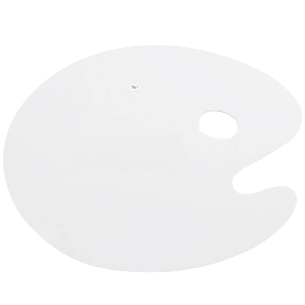თეთრი აკრილის პალიტრა 30x40სმ (პლასტმასი) - MM White Acrylic Palette 30x40cm