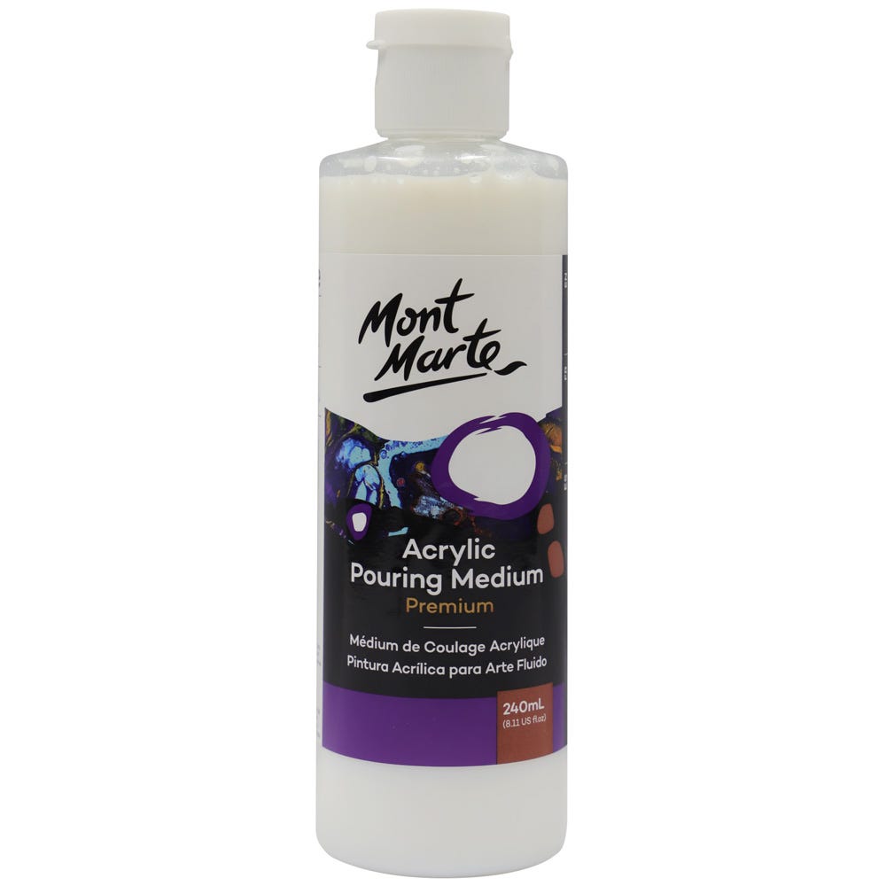 თხევადი აკრილის მედიუმი MM Acrylic Pouring Medium 240ml