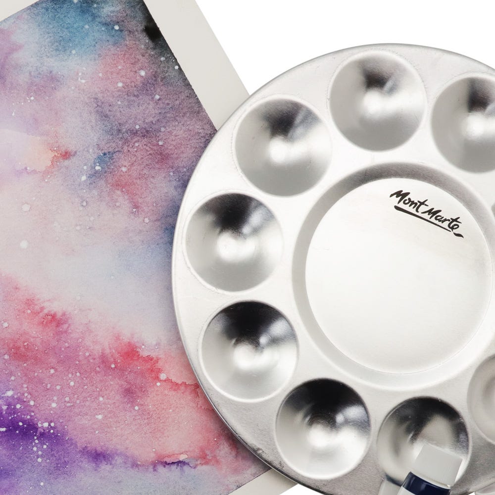 ალუმინის მრგვალი პალიტრა - MM Aluminium Round Palette 10 Well