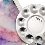 ალუმინის მრგვალი პალიტრა - MM Aluminium Round Palette 10 Well