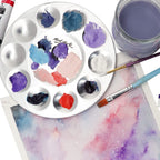 ალუმინის მრგვალი პალიტრა - MM Aluminium Round Palette 10 Well