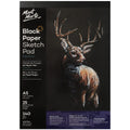 MM Black Paper Sketch Pad 25 sheet 140gsm A5