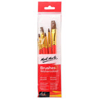 აკვარელის ფუნჯები (ბუნებრივი) MM Gallery Series Brush Set Watercolour 7pc