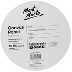 მრგვალი ტილოს პანელი (ტილო მუყაოზე) MM Canvas Panel Round 40cm