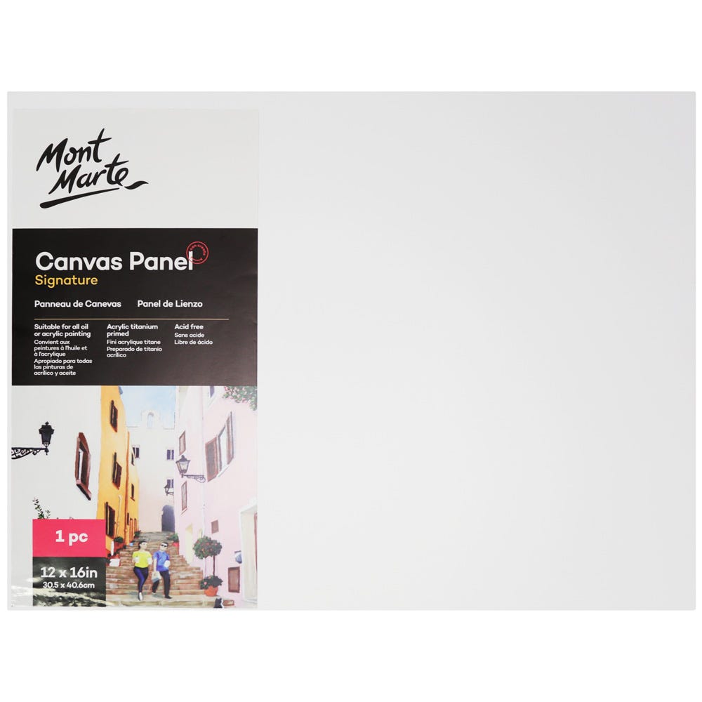 ტილოს პანელი (დაგრუნტული მუყაო) MM Canvas Panel 30.5x40.6cm