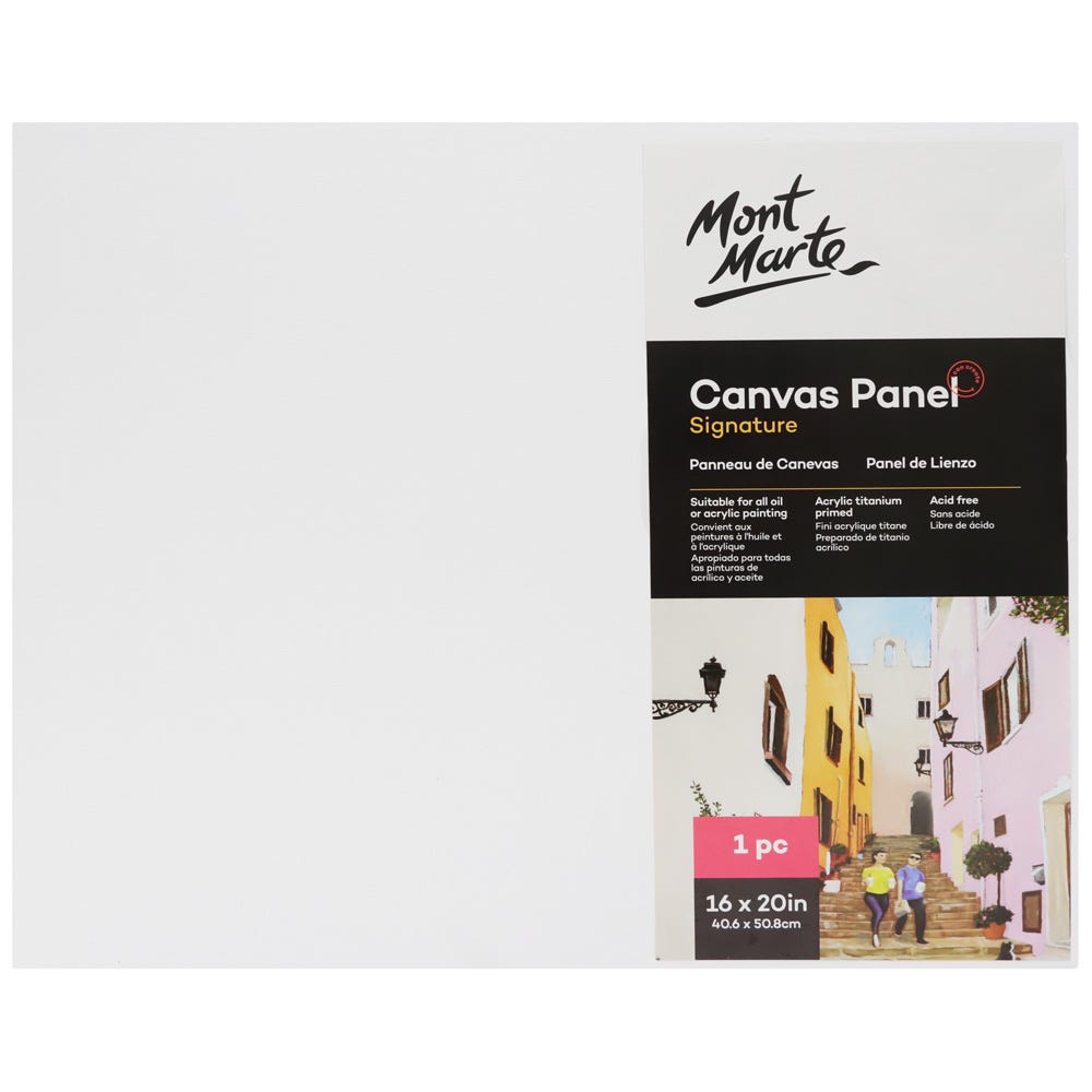 ტილოს პანელები (გადაკრული ტილო მუყაოზე) MM Canvas Panel 40.6x50.8cm