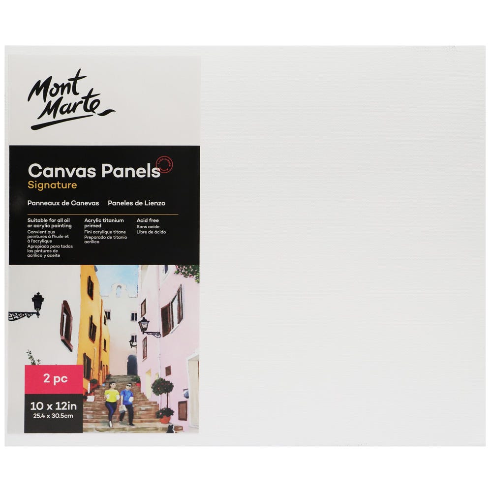 MM Canvas Panels Pack 2 25.4x30.5cm