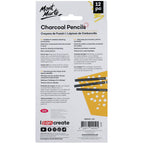 ნახშირის ფანქრები 12 ცალი MM Charcoal Pencils 12pc