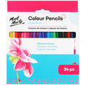 ფერადი ფანქრები 24 ფერი ნაკრები MM Colour Pencils 24pc - Essential Colours