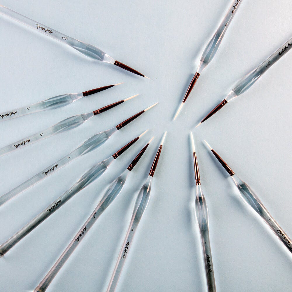 დეტალური ფუნჯების ნაკრები 11 ცალი - MM Detail Brush Assortment 11pc