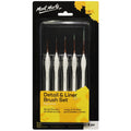 MM Detail/Liner Brush Set 5pc