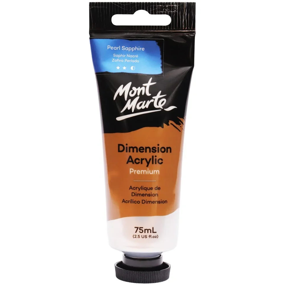 ტექსტურული აკრილი მარგალიტის ლურჯი 75 მლ - Dimension Acrylic 75mls - Pearl Sapphire