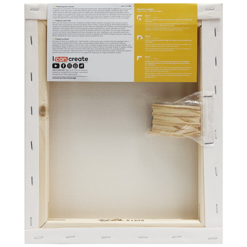 MM Studio Canvas Pine Frame D.T. 25.4x30.5cm